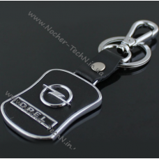 Авто брелок Опель (Opel) на ключі авто зі шкір.вставкою, брелоки для ключів на подарунок